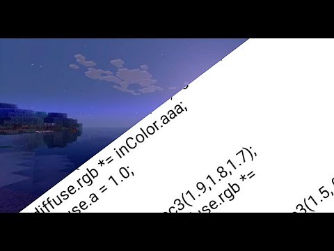tutorial como crear shaders para Minecraft PE de manera profesional