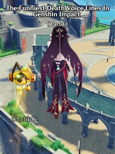 The Funniest Death Voice Lines in Genshin Impact | Part 1 #genshinimpact #trending #shorts #viral