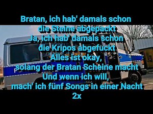 CAPITAL BRA - 5 SONGS IN EINER NACHT (4K Lyrics/Text) [MIT MUSIKVIDEO]