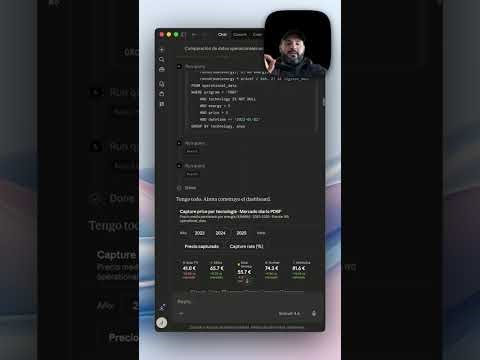 How Claude Desktop builds energy dashboards from ESIOS and I-90 data