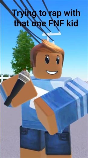 rapping with that one FNF kid #roblox