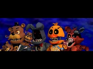 Speededit FNAF World Withered Nightmare Animatronics