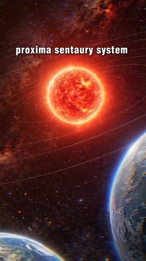 proxima sentaury system with planets. #facts #space #universe #shorts