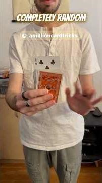 Four Prediction Card Trick - Performance #magic #tricks #performance