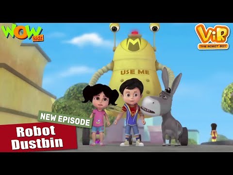 Vir The Robot Boy New Episodes | Robot Dustbin| Robot Ki Kahani | Hindi Cartoons | Wow Kidz