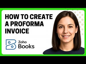 How to Create a Proforma Invoice in Zoho Books