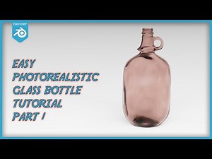 Blender Tutorial - Easy Glass Bottle | Part 1