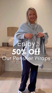 For a limited time our Super Soft & Cosy Perisher wrap is 50% off when you buy any full priced clothing item online or in-store! a gorgeous gift for a loved one or yourself 🩷 Happy Shopping! *Limit to one wrap per transaction | Rodney Clark