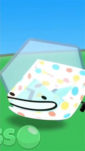 BFDI Ice Cube Diaper Droping #bfdi #diaper #icecube #bfb #inflation