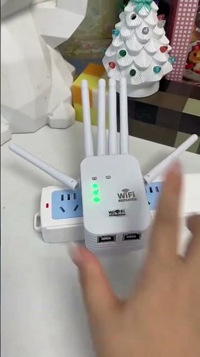📶WiFi Extender 6-Antenna Strong Signal🚀⚡