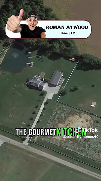La mansión de Roman Atwood en Ohio: $1 millón
