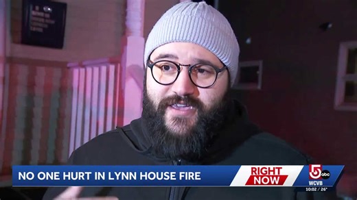 14 people displaced after 2-alarm fire burns through Mass. home