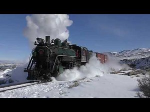 Nevada Northern Railway Winter Spectacular Steam in the Snow with 81 Part 3