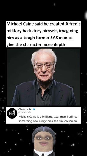 Michael Caine created Alfred’s military backstory by himself for the Dark Knight trilogy #batman