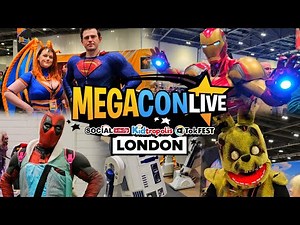 MEGACON LIVE LONDON 2025 | Day 1 - AMAZING Cosplays, Merchandise, Walkthroughs, Funny Moments & MORE