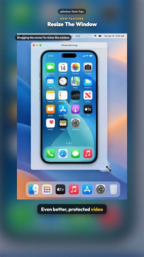 macOS 27 iPhone Mirroring: Resizable Window and DRM Video Fix