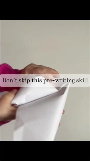 Easy Fine Motor Activity for Kids | Crumpling Paper for Hand Strength + Pre‑Writing Skills