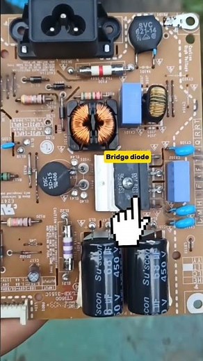 Name of Components in the LED TV power supply #powersupply #goodidea #electronicsupply