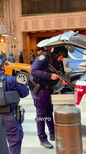 NYPD's Strategic Response Group at Grand Central Terminal