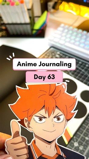 Anime Journaling Day 63 🏐 Hinata Shoyo | Haikyuu!! #animejournaling
