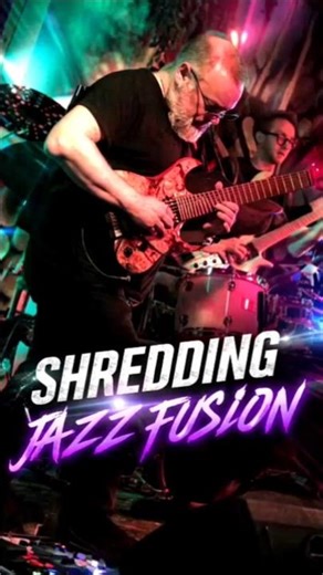 Shredding Jazz Fusion Guitar 🔥 Insane Live Solo #shorts