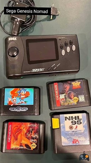 Sega Nomad genesis - retro gaming handheld system vintage