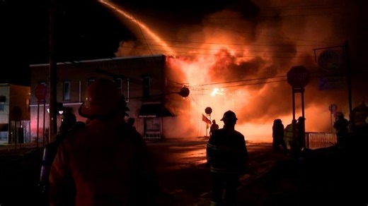 'Ghost town'; rebuilding vital parts of Ovid continues year after massive fire