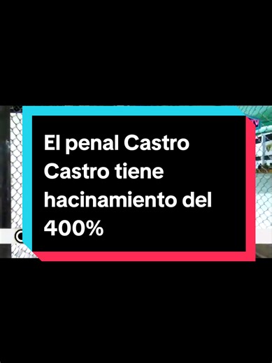 Hacinamiento del 400% en el Penal Castro Castro