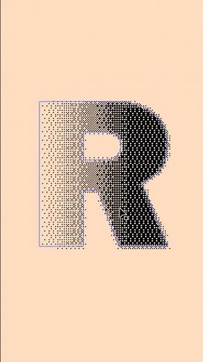 How To Create a Bitmap Effect on Your Texts #trending #logo #graphicdesign #illustrator #adobe