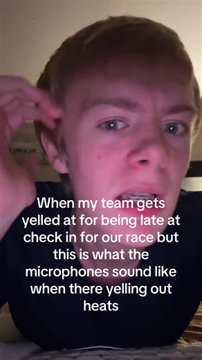 Can afford a whole track but not decent sounding microphones 😒 #track #longdistance #checkin #race #officals