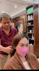 10K reactions · 2.2K shares | Goodbye long blonde hair and welcome light ash brown with caramel❤️ #asianhair #tonedown+highlight+color+carereborn | Hair Boss Ric | Facebook