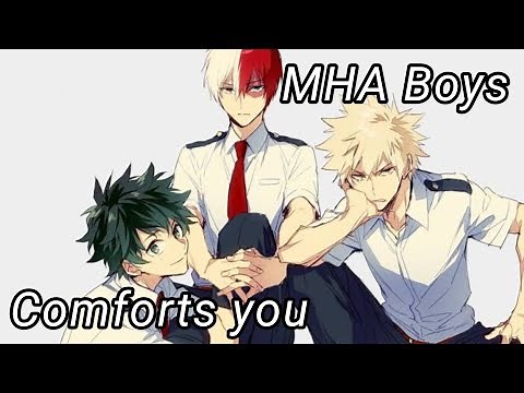 Mha x yn // Mha boys comforts you // Overwhelmed // Texting story //