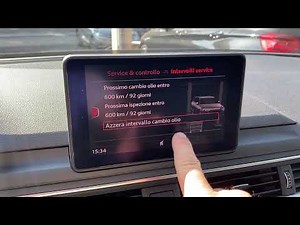 How to restore the service light on the Audi A4