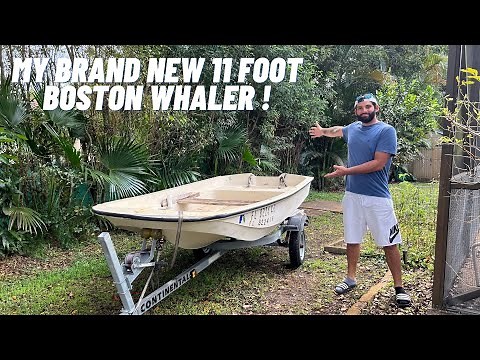 I BOUGHT A 1979 11 FOOT BOSTON WHALER FOR $300!!! (MY NEW PROJECT BOAT)
