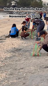 UPDATE: Manila Bay Dolomite Beach Clean-up Drive, November 15,2025. #ManilaToday #DolomiteBeach #ManilaBayRehabilitation #ManilaBay #incrally | Manila Today