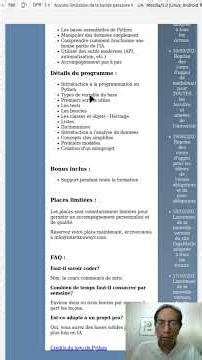 Cours de Python pour comprendre et utiliser l'Intelligence Artificielle
