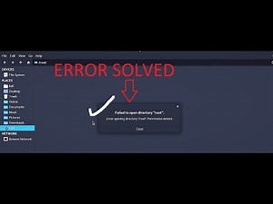 how to open root folder in kali lunix permission denied error solved