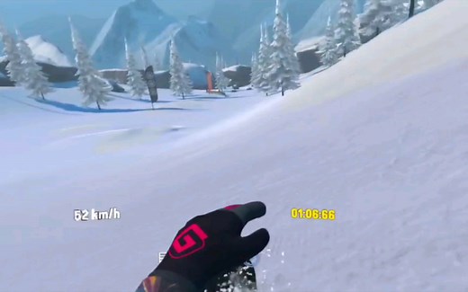 【quest2试玩】《Carve Snowboarding》VR滑雪游戏