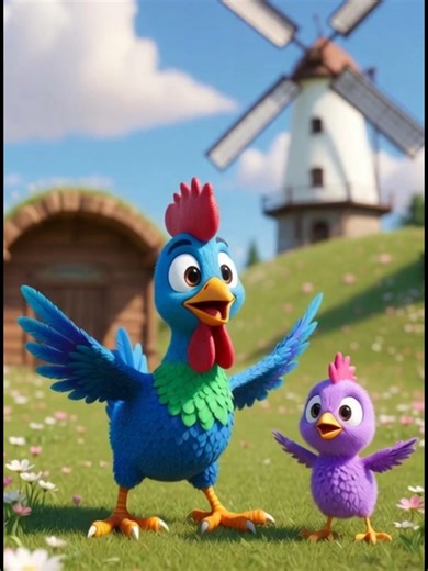 The Chicken Song #cartoon #tiktokkids #fyp #kidscartoon #kidsfun