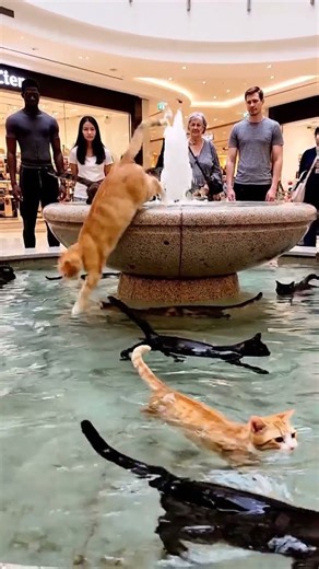 The first water cat in 100 years