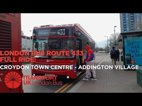 London Bus Route 433: Croydon Town Centre - Addington Village | 1537 / BV23 ZYZ - Transport UK!!