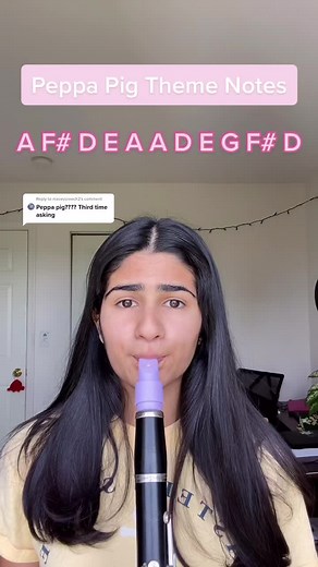 Peppa Pig Clarinet Theme Song Performance