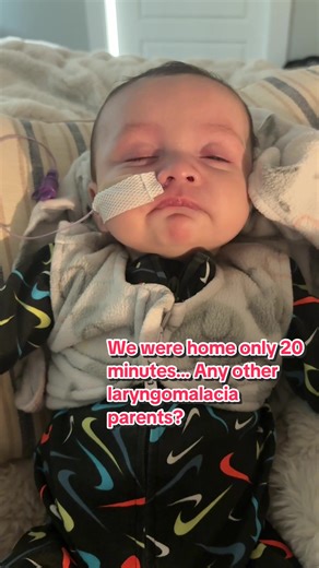 Our sweet boy has laryngomalacia, and his first couple months of life have been a bumpy ride 💔 We spent 5 nights at Seattle Children’s, with many nights prior as well finally got home at 10 pm… and not even 20 minutes later, he started coughing. A horrible cough that just kept getting worse. Wednesday → doctor Thursday → doctor Friday → doctor Every visit, worried sick. By Monday, we were back again and this time he was admitted overnight. One oxygen treatment a full night of high suctioning, a