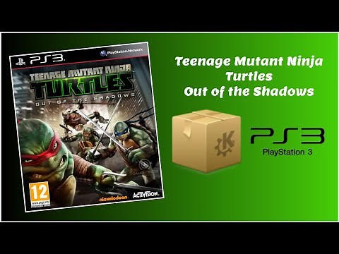 Teenage Mutant Ninja Turtles Out of the Shadows PKG PS3