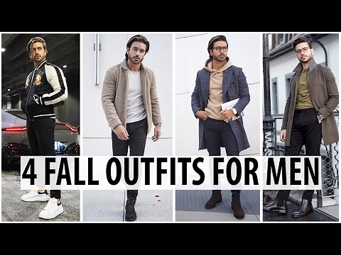 4 AWESOME MEN'S OUTFITS (FALL) Men's Fashion Lookbook