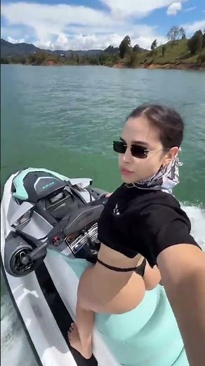 On Vacation Jet Skiing!! 🌊 You wont believe whats waiting in my bio 😘🔥
