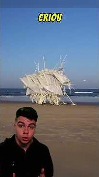 Ele transformou canos de plástico em criaturas vivas #física #meioambiente