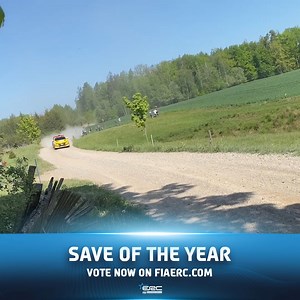 A different type of save - saving the pacenotes! 😅 Cast your vote for save of the year on FIAERC.com now 🗳️ | FIA ERC - European Rally Championship