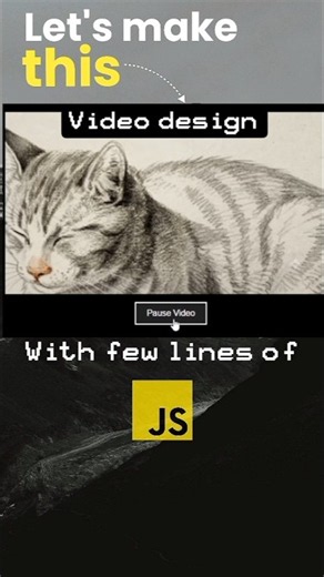 Video Design using HTML and js.