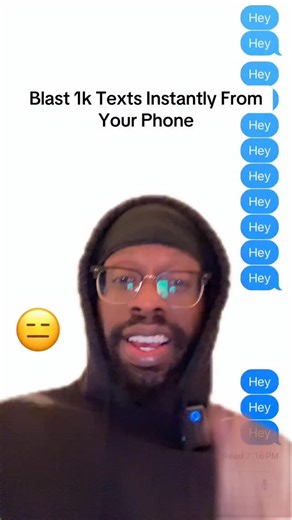 Kevin Roberts on Instagram: "How to send 1k text messages to someone’s phone automatically"